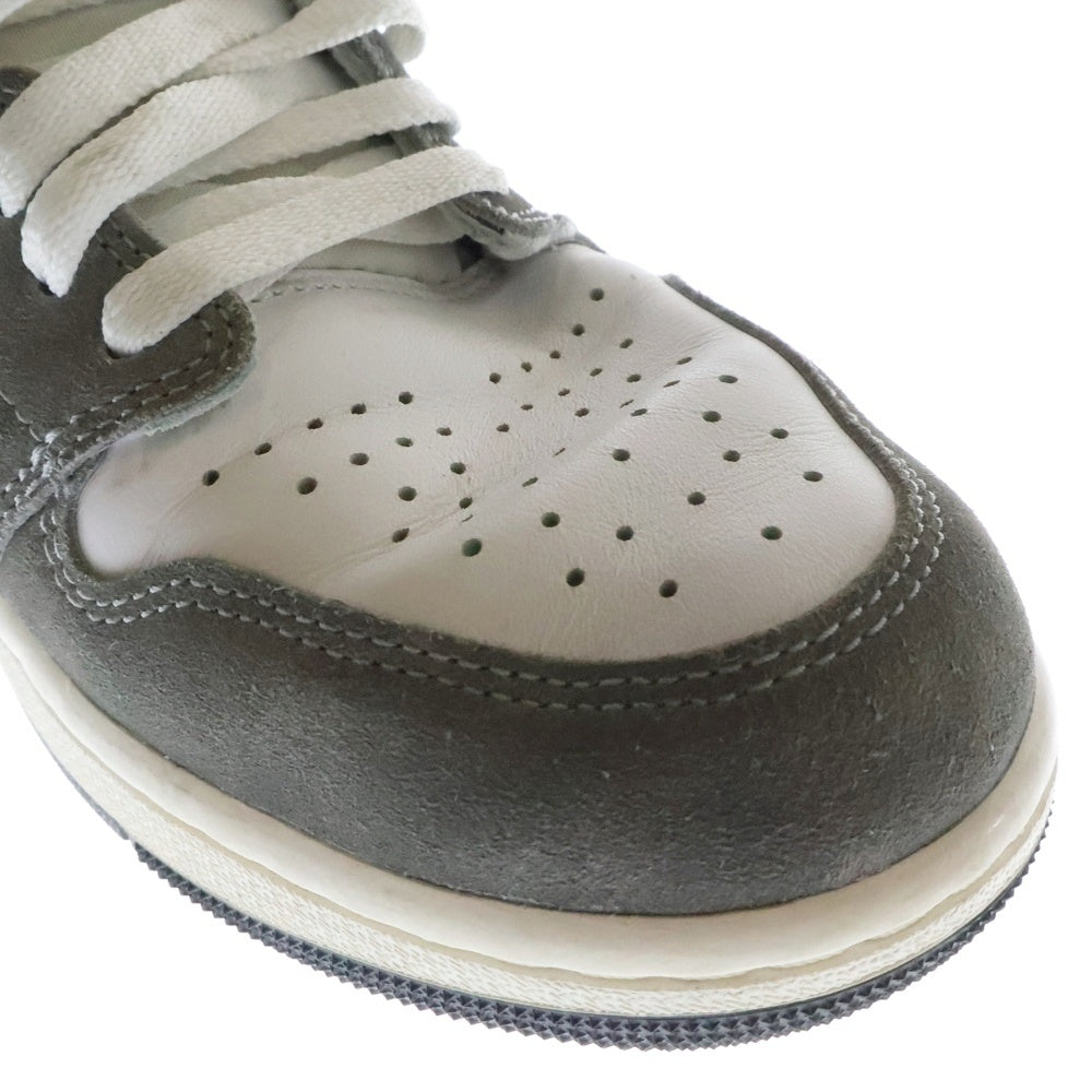 NIKE(ナイキ) AIR JORDAN 1 RETRO HIGH OG BLACK AND SMOKE GREY DZ5485-051 エアジョーダン ブラックアンドスモーク ハイカットスニーカー ホワイト/グレー