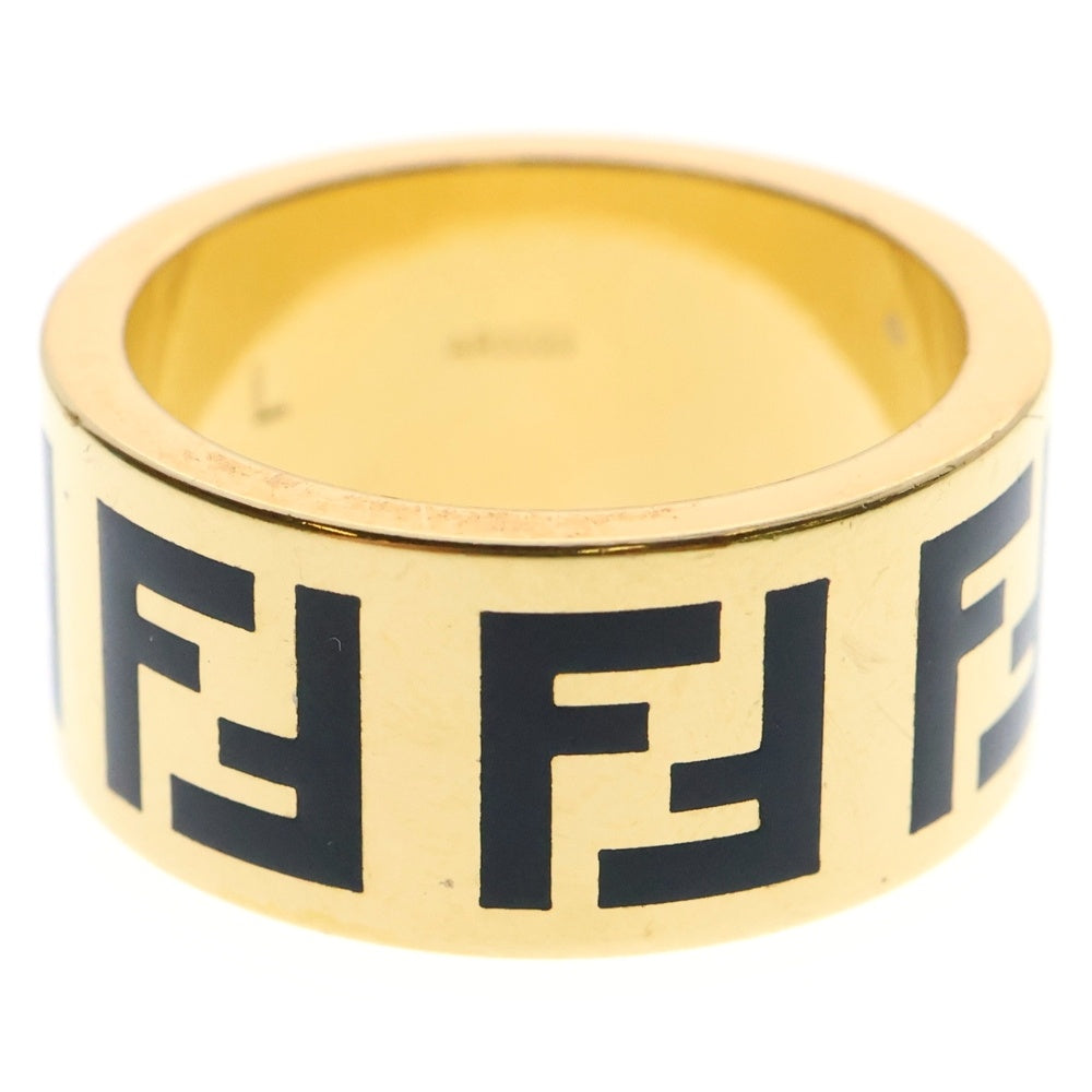 FENDI(フェンディ) フォーエバー FFロゴ フェンディリング ゴールド/ブラック 8AG945