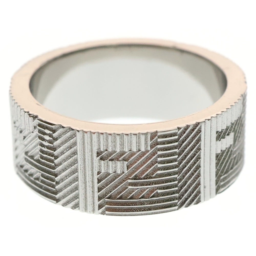 FENDI(フェンディ) シャドー FFロゴ シルバーリング シルバー 7AJ762