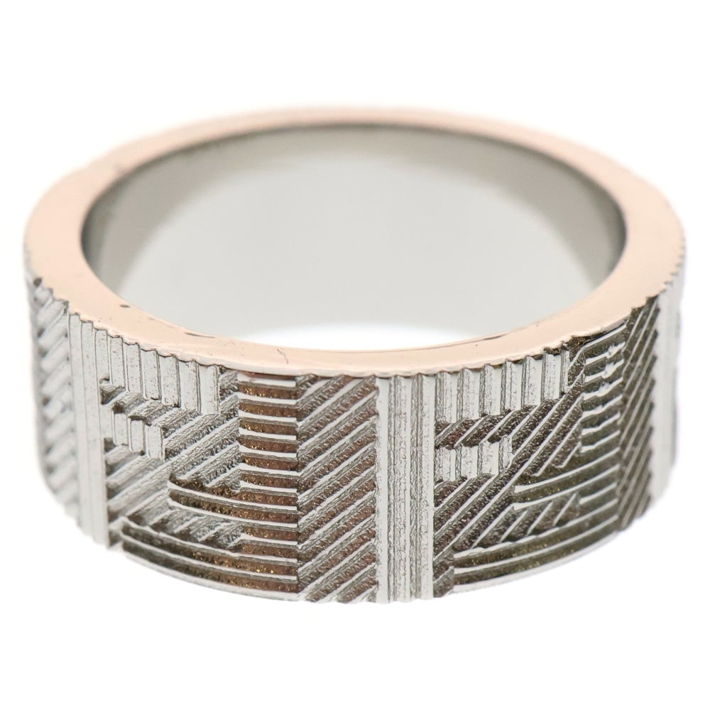 FENDI(フェンディ) シャドー FFロゴ シルバーリング シルバー 7AJ762