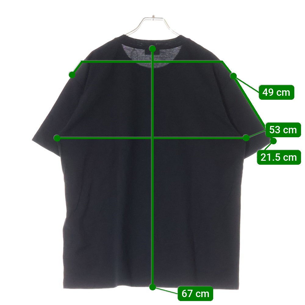 CELINE(セリーヌ) 24SS トリオンフルーズ クルーネック半袖Tシャツカットソー ブラック 2X04I671Q