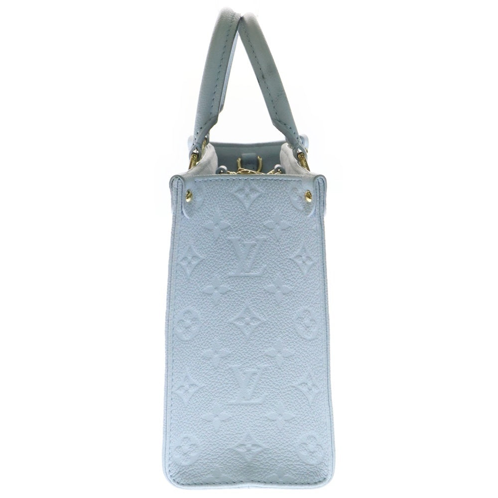 LOUIS VUITTON(ルイヴィトン) モノグラム アンプラント オンザゴー PM ハンドバッグ ショルダーバッグ ブルー M13836