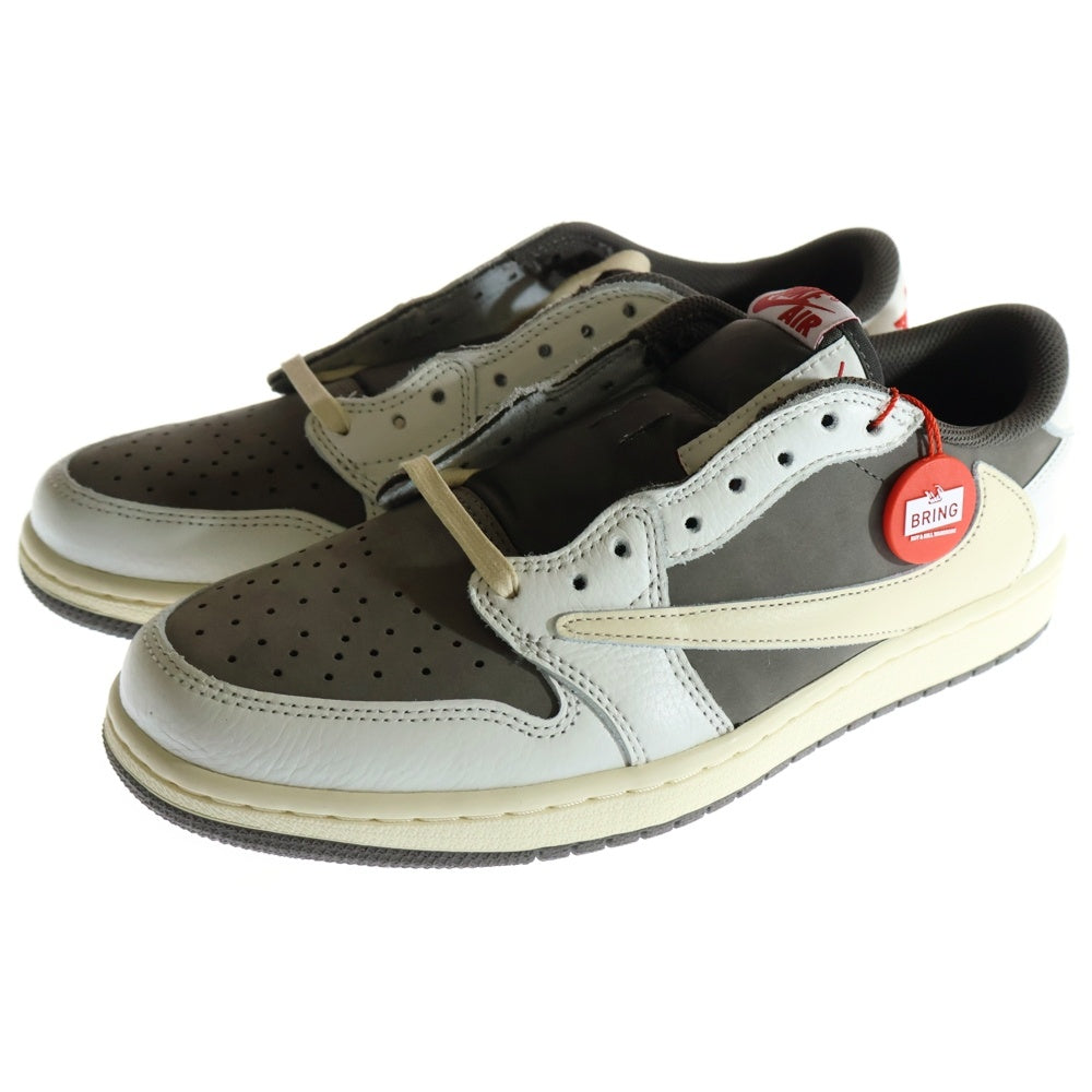 NIKE(ナイキ) ×TRAVIS SCOTT AIR JORDAN 1 LOW OG REVERSE MOCHA DM7866-162 トラヴィススコット エアジョーダン1 ローカットスニーカー リバースモカ ブラウン US8.5/26.5cm