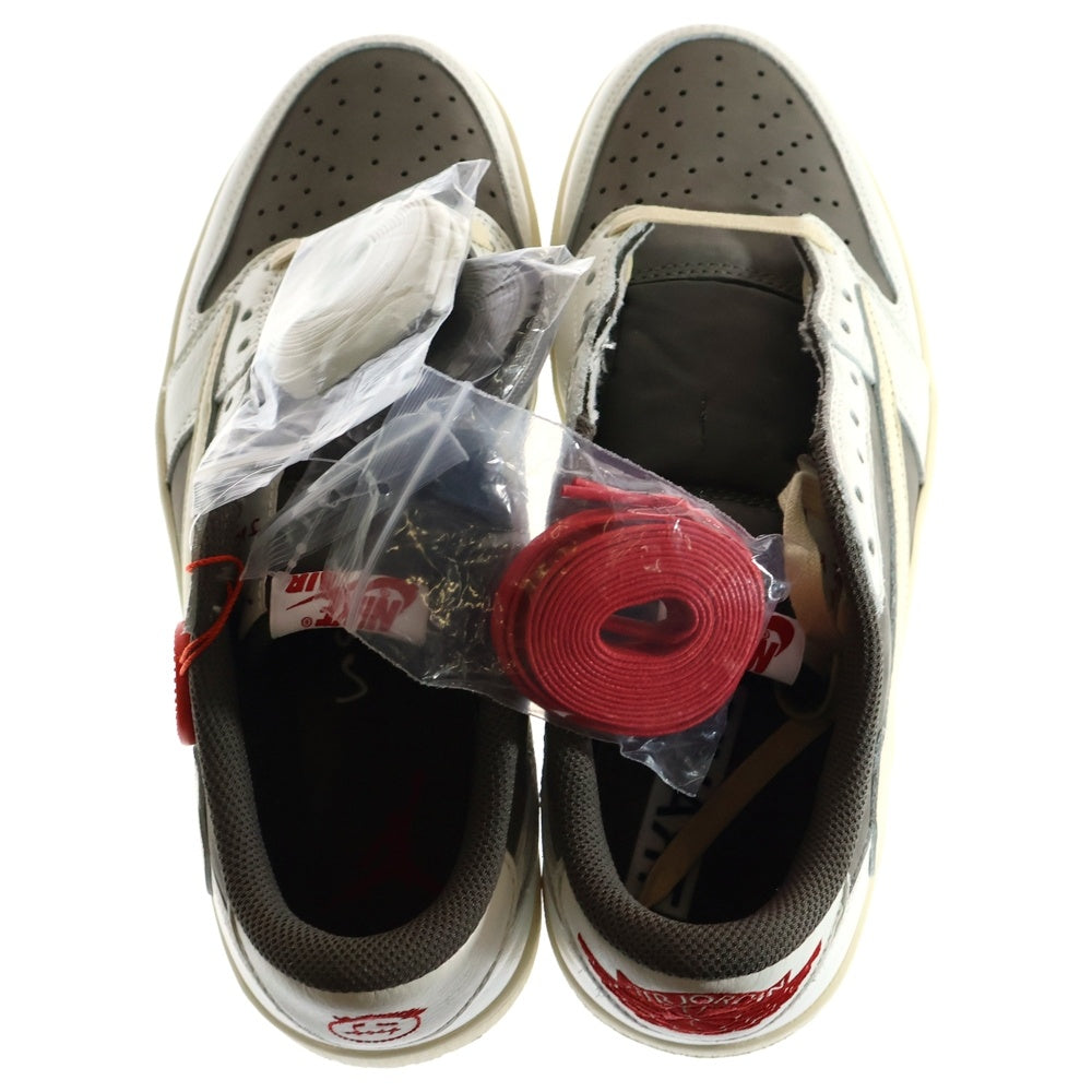 NIKE(ナイキ) ×TRAVIS SCOTT AIR JORDAN 1 LOW OG REVERSE MOCHA DM7866-162 トラヴィススコット エアジョーダン1 ローカットスニーカー リバースモカ ブラウン US8.5/26.5cm