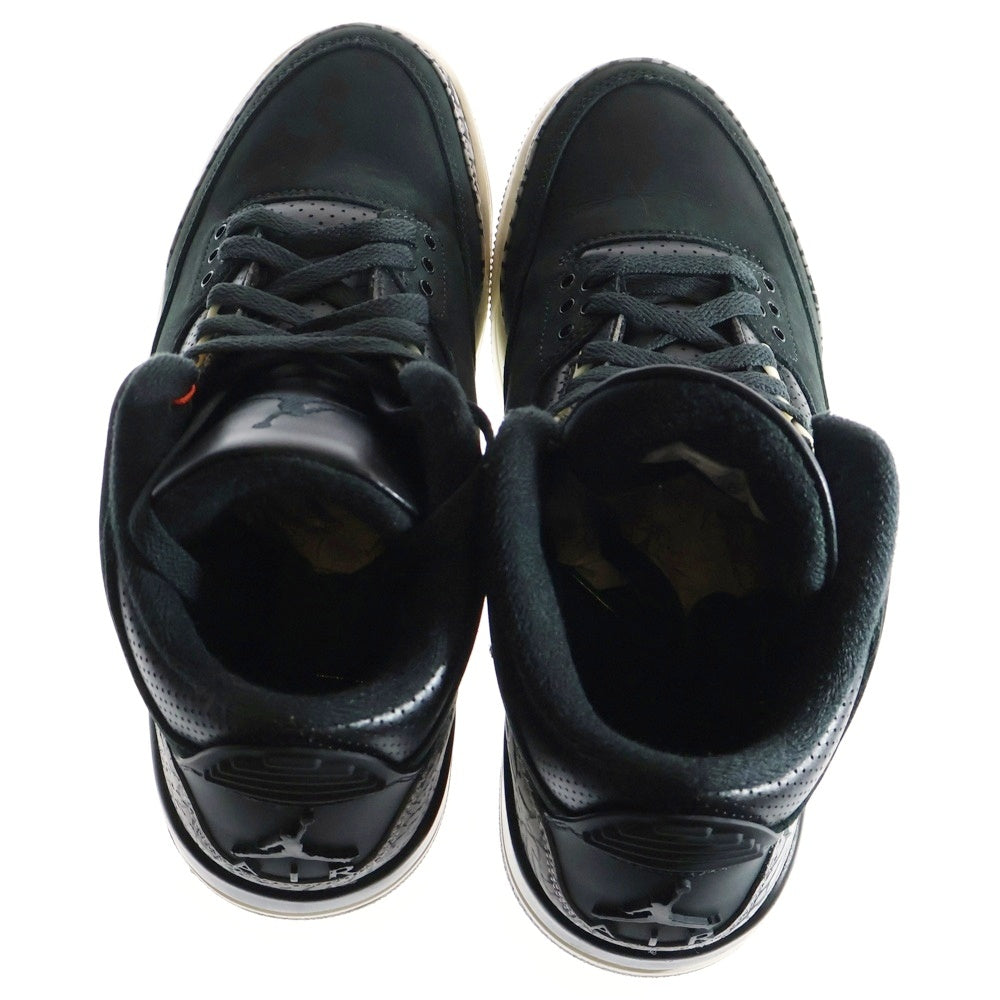 NIKE(ナイキ) WMNS AIR JORDAN 3 OFF NOIR CK9246-001 ウィメンズ エアジョーダン3 オフノワール ハイカットスニーカー ブラック US8.5/26.5cm