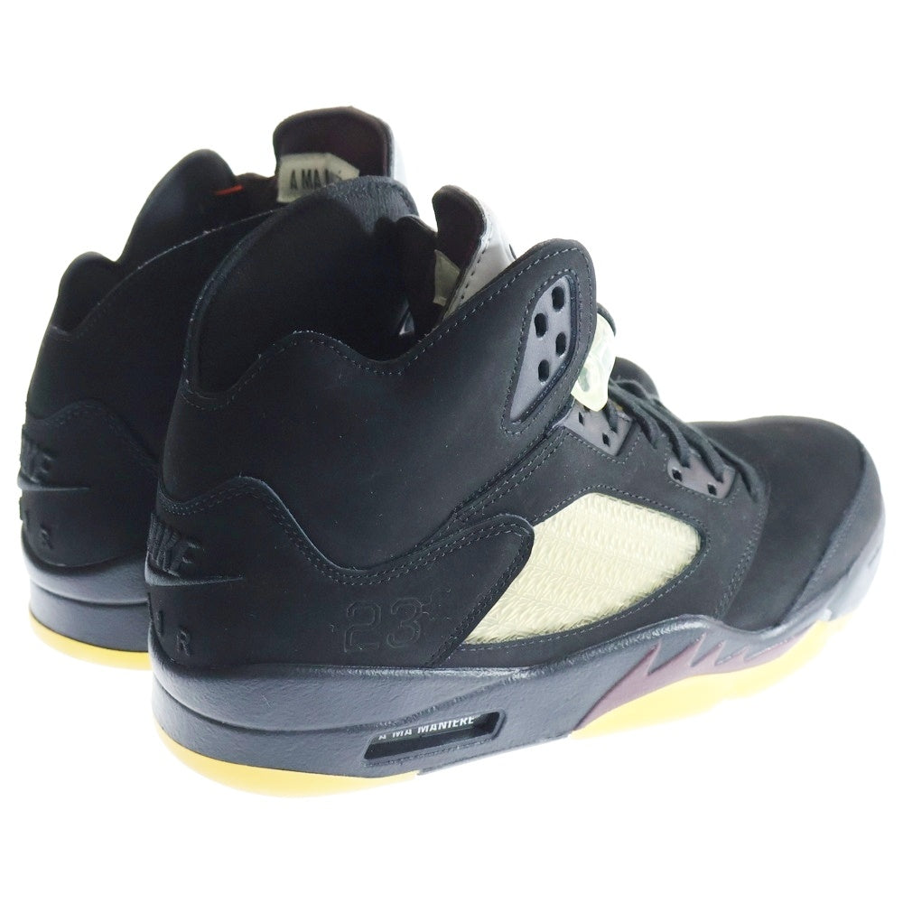 NIKE(ナイキ) ×A MA MANIERE AIR JORDAN 5 RETRO SP Black FD1330-001 アママニエール エアジョーダン ハイカットスニーカー ブラック US9/27cm