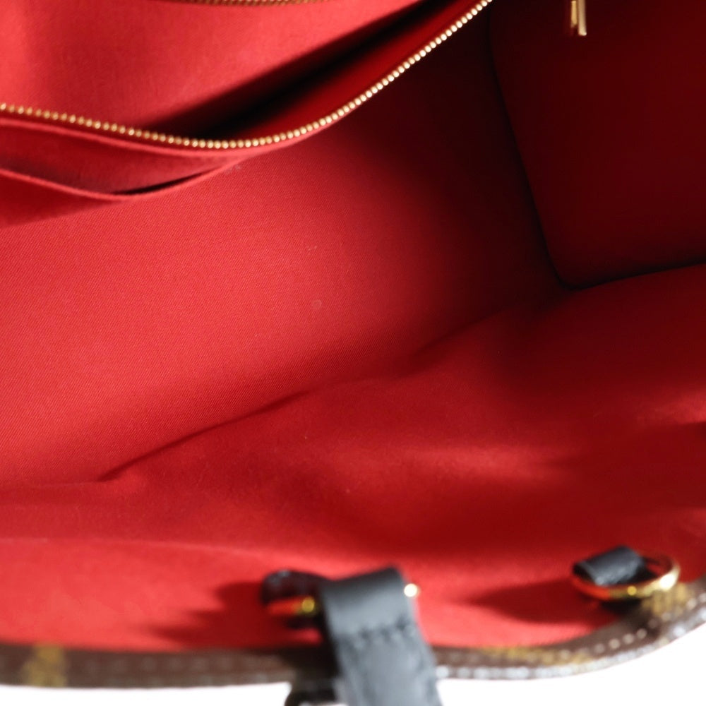 LOUIS VUITTON(ルイヴィトン) モノグラムリバース オンザゴーMM トートバッグ ハンドバッグ ブラウン ゴールド金具 M45321