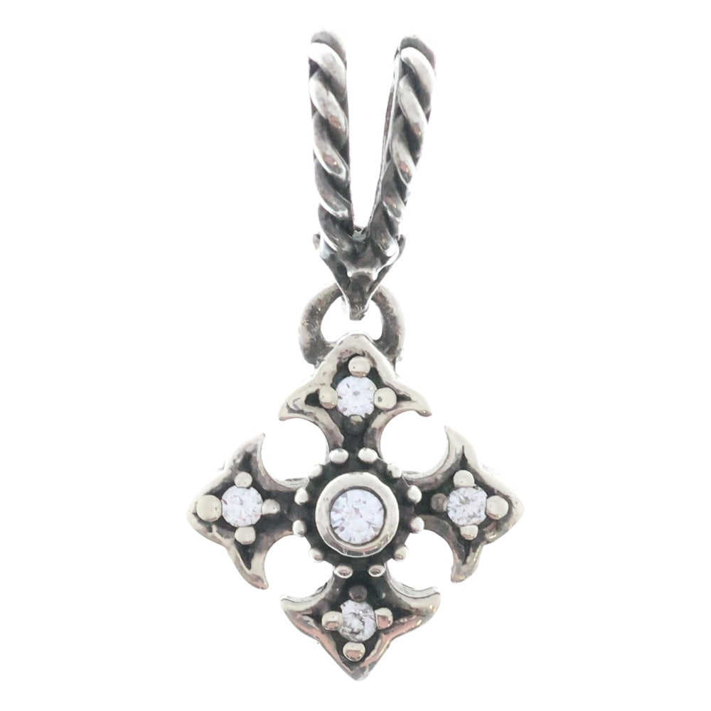 ROYAL ORDER(ロイヤルオーダー) CROSS MOTIF NECKLACE クロスモチーフネックレス ジルコニア シルバー