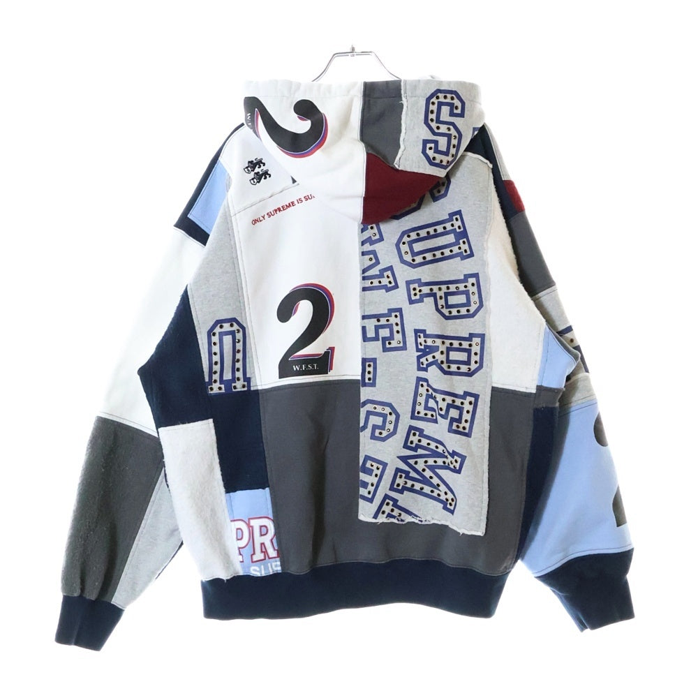SUPREME(シュプリーム) 25SS Patch Work Zip Up Hoodie パッチワーク ジップアップパーカー フーディ マルチ