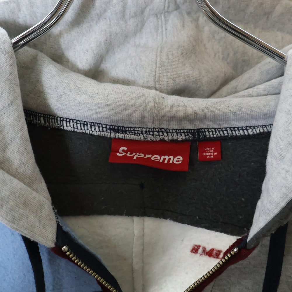 SUPREME(シュプリーム) 25SS Patch Work Zip Up Hoodie パッチワーク ジップアップパーカー フーディ マルチ