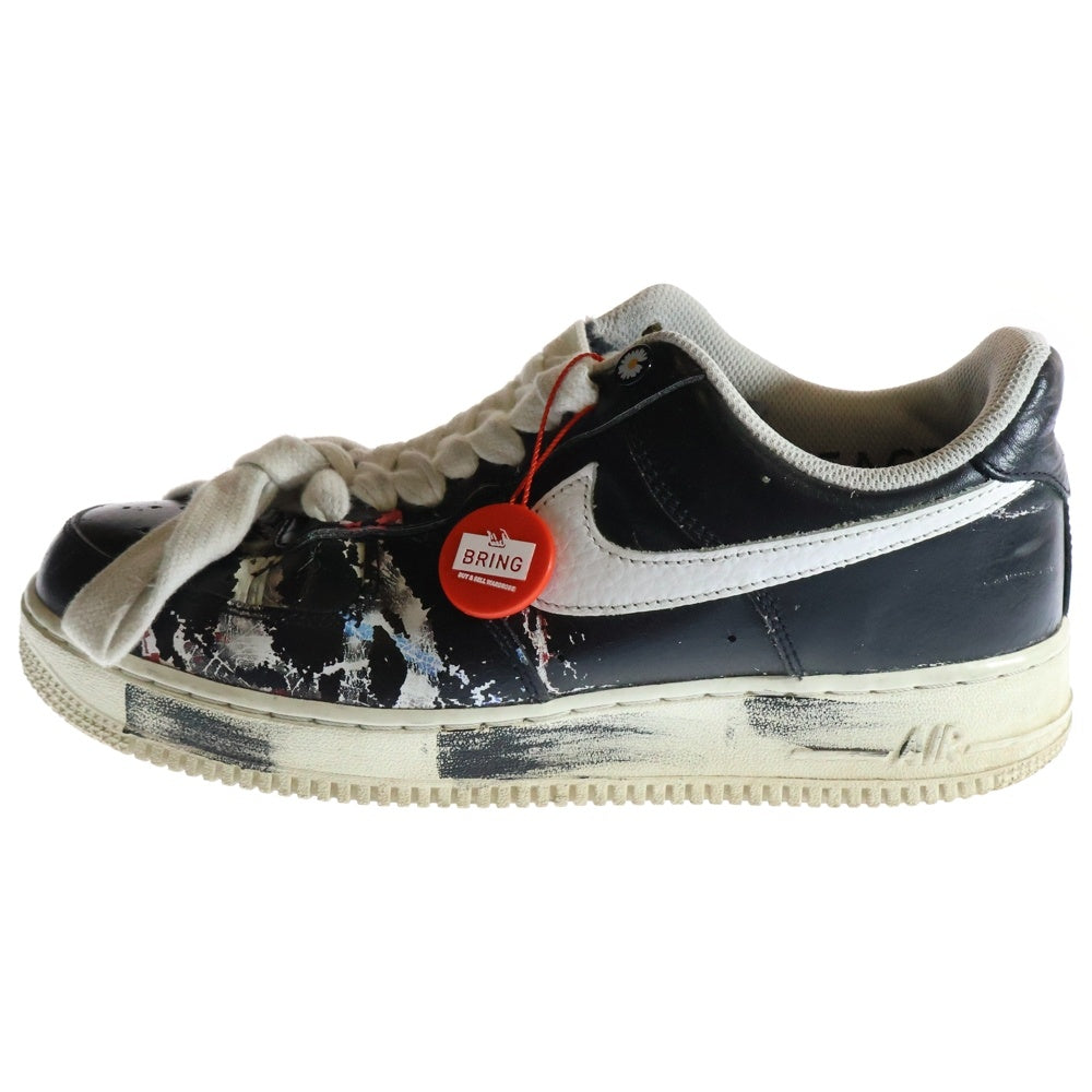 NIKE(ナイキ) ×PEACEMINUSONE AIR FORCE 1 LOW PARA NOISE AQ3692-001 ピースマイナスワン エアフォース1 パラノイズ ローカットスニーカー ブラック US8.5/26.5cm