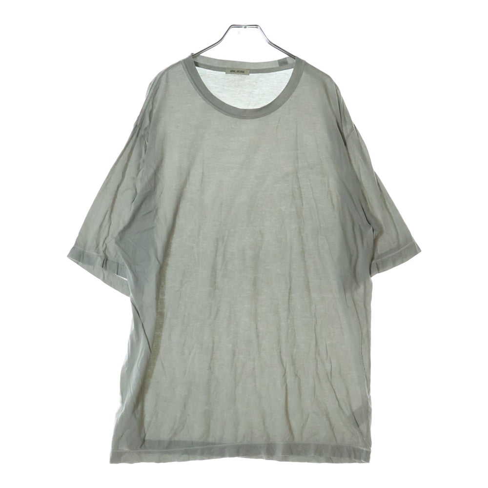 VAINL ARCHIVE(バイナルアーカイブ) 25SS MARCUS マーカス コットンクルーネック半袖Tシャツカットソー アイボリー VAAG25S004