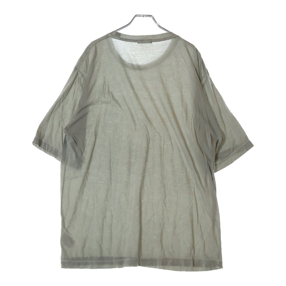 VAINL ARCHIVE(バイナルアーカイブ) 25SS MARCUS マーカス コットンクルーネック半袖Tシャツカットソー アイボリー VAAG25S004
