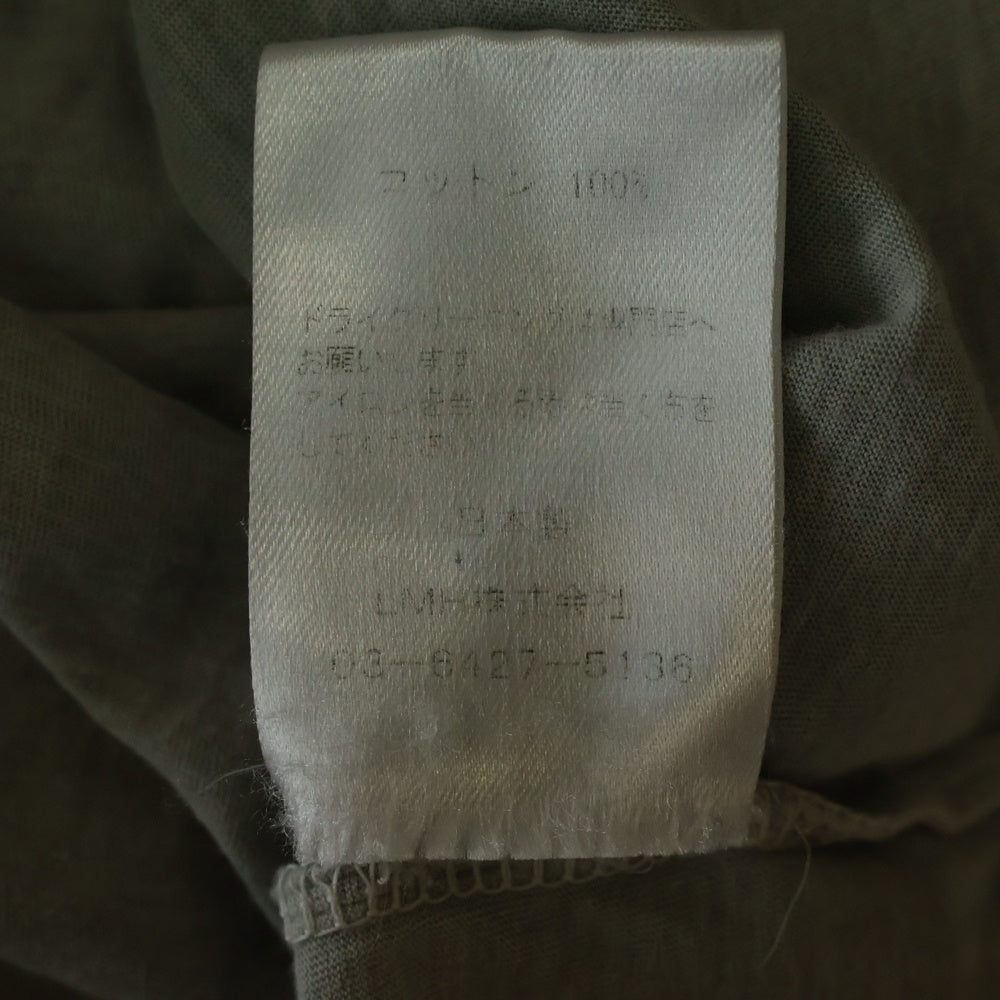 VAINL ARCHIVE(バイナルアーカイブ) 25SS MARCUS マーカス コットンクルーネック半袖Tシャツカットソー アイボリー VAAG25S004