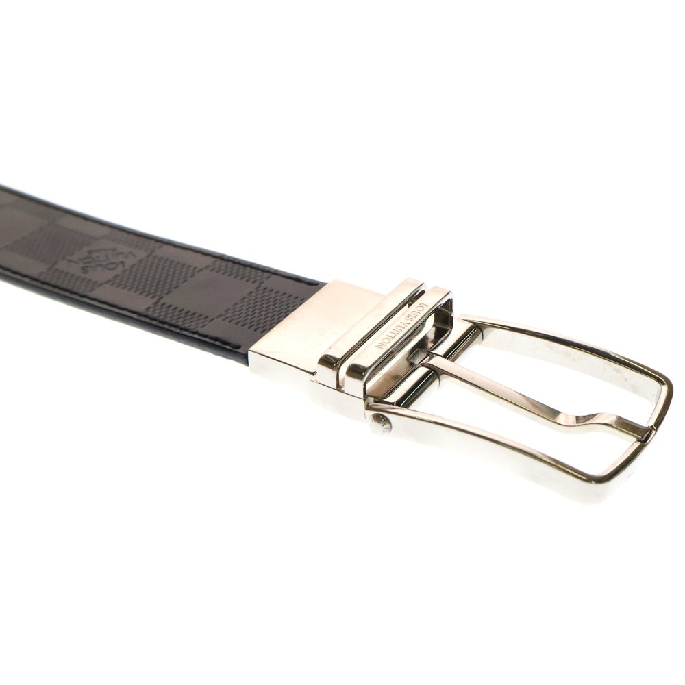 LOUIS VUITTON(ルイヴィトン) ダミエ アンフィニ サンチュールボストン レザーベルト ブラック M9674