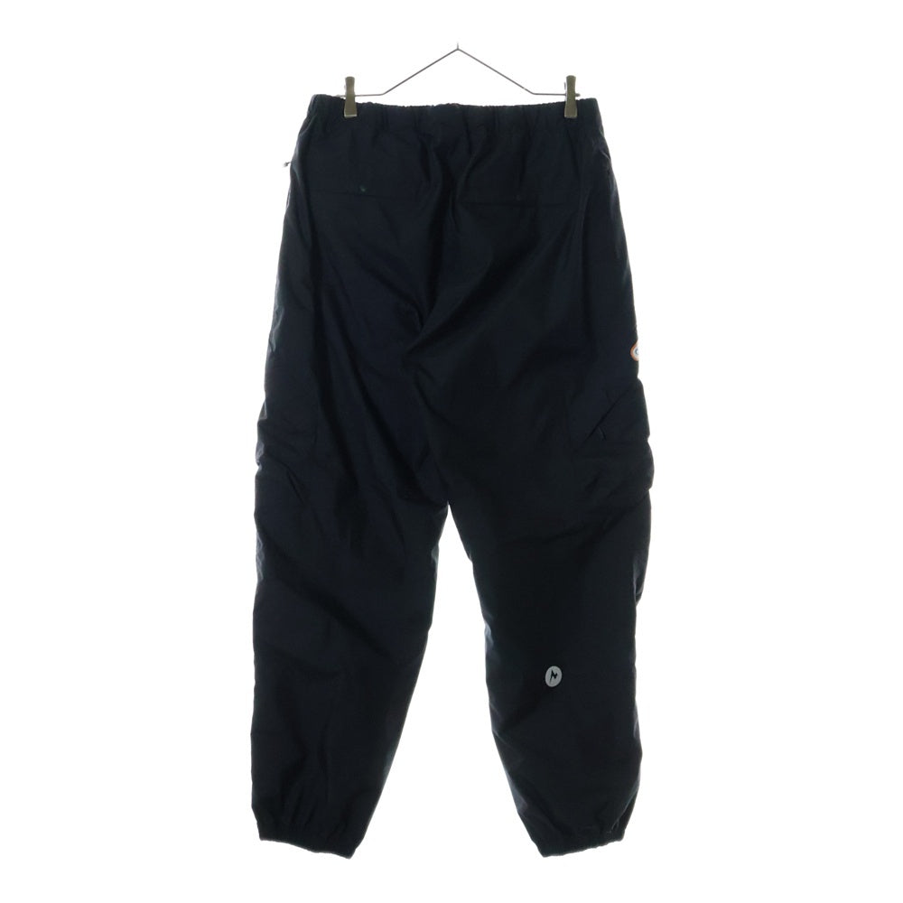 Marmot(マーモット) ×atmos Logo Nylon Pant TSSMP409AT ×アトモス ロゴ ナイロンパンツ ブラック