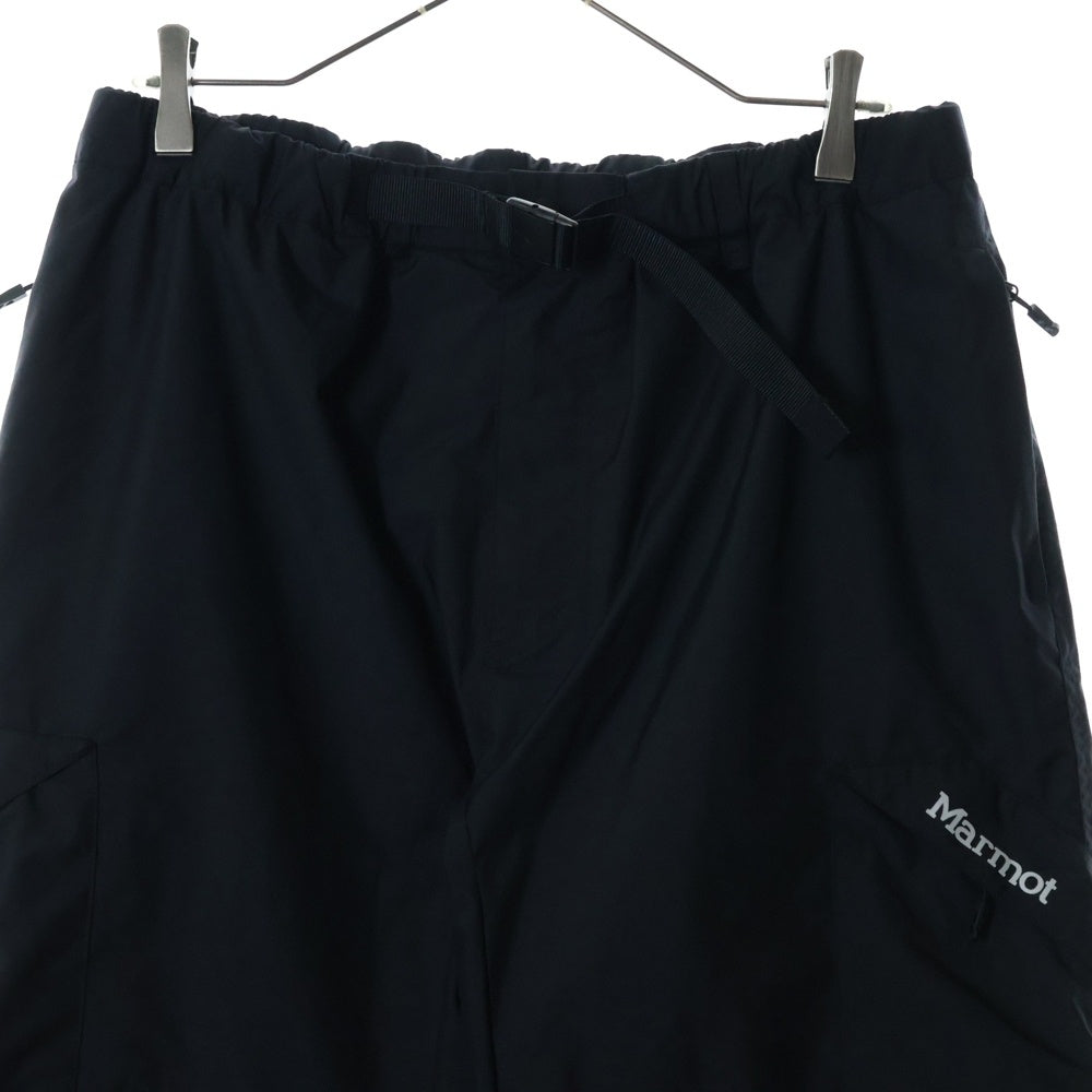 Marmot(マーモット) ×atmos Logo Nylon Pant TSSMP409AT ×アトモス ロゴ ナイロンパンツ ブラック