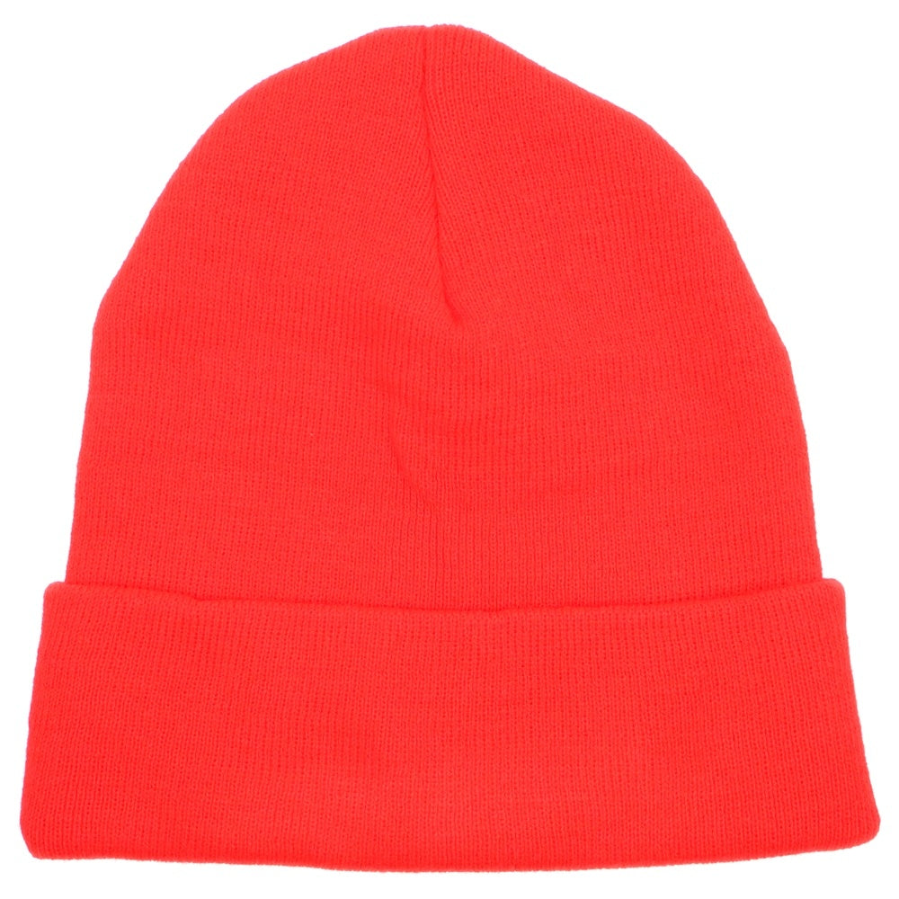 CHROME HEARTS(クロムハーツ) WATCH CAP ワッチキャップ ロゴ刺繍ビーニー ニットキャップ 帽子 レッド