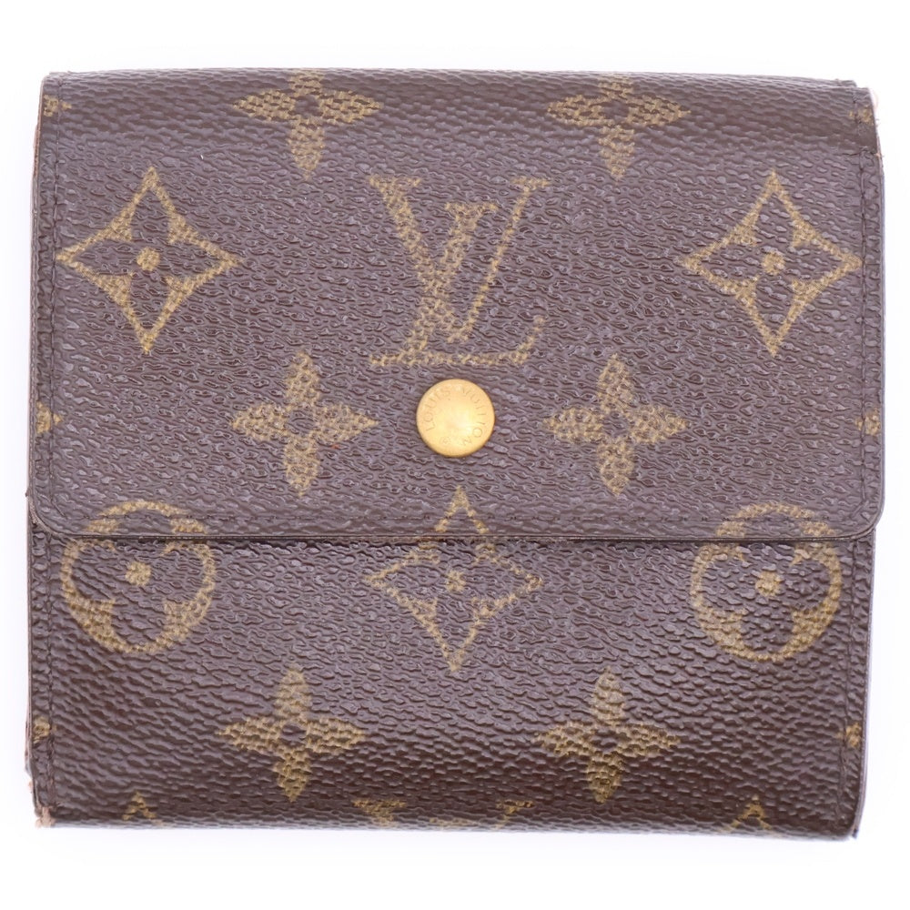 LOUIS VUITTON(ルイヴィトン) モノグラム ポルトフォイユ エリーズ ウォレット 3つ折り財布 ブラウン M61654