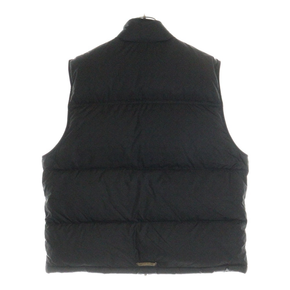 CHROME HEARTS(クロムハーツ) STIFF VEST スティッフ CHプラス総柄 クロスボールボタン ダウンベスト ジャケット ブラック