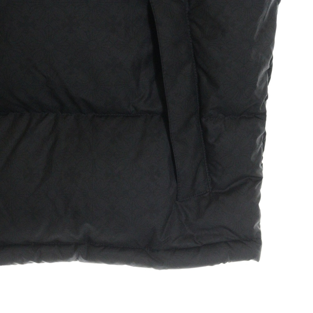 CHROME HEARTS(クロムハーツ) STIFF VEST スティッフ CHプラス総柄 クロスボールボタン ダウンベスト ジャケット ブラック