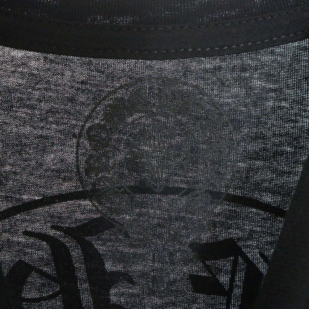 CHROME HEARTS(クロムハーツ) Horseshoe S/S Tee ホースシューロゴ クルーネック半袖Tシャツカットソー ブラック