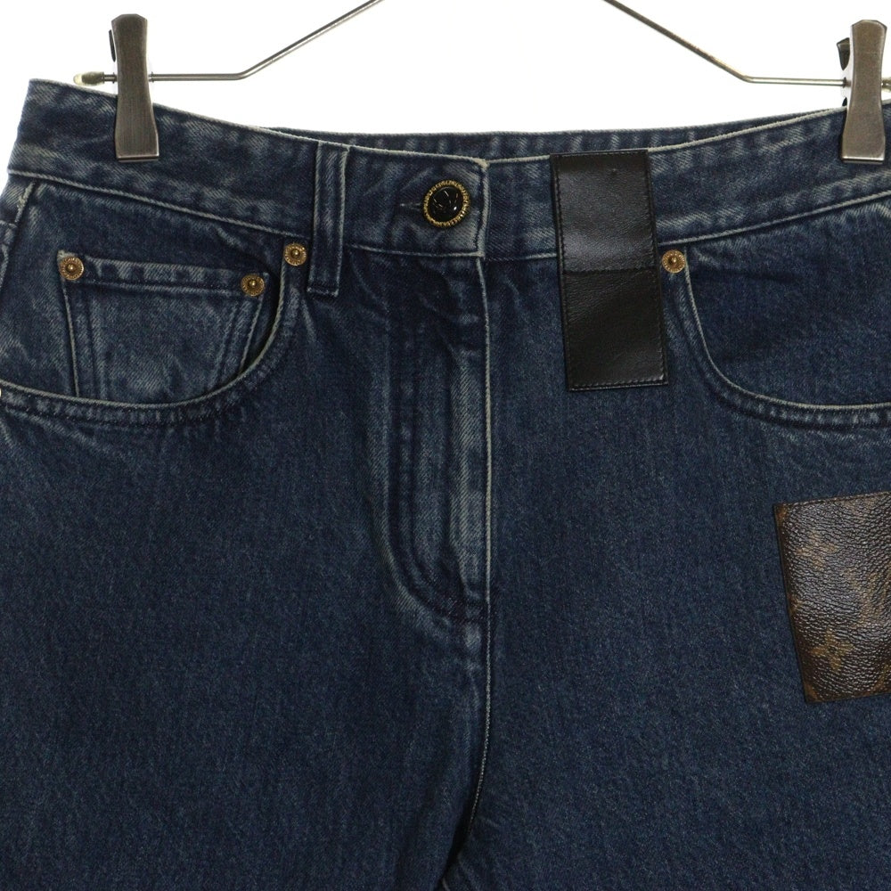 LOUIS VUITTON(ルイヴィトン) 22AW モノグラムパッチ デニムパンツ ジーンズ インディゴ RM222W N37 FNPX59