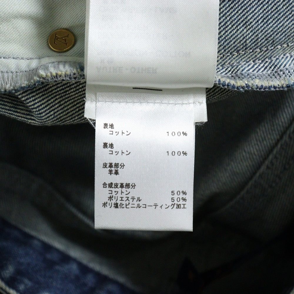 LOUIS VUITTON(ルイヴィトン) 22AW モノグラムパッチ デニムパンツ ジーンズ インディゴ RM222W N37 FNPX59
