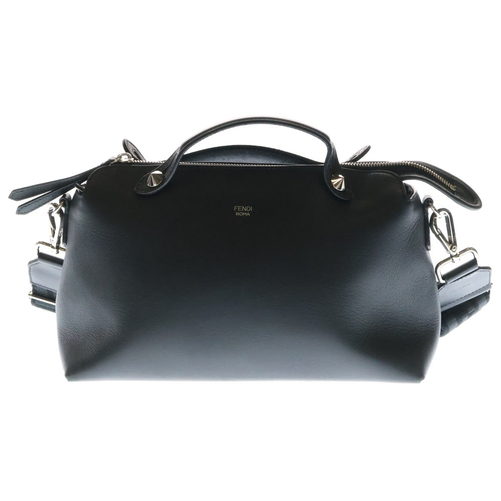 FENDI(フェンディ) バイザウェイ スタッズ レザー ショルダーバッグ ハンドバッグ 2WAY ミディアム ブラック 8BL124