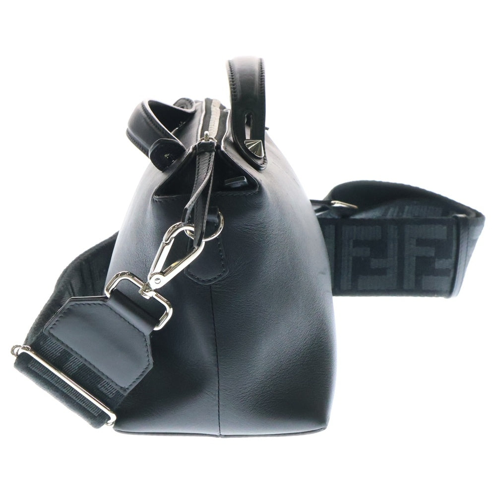FENDI(フェンディ) バイザウェイ スタッズ レザー ショルダーバッグ ハンドバッグ 2WAY ミディアム ブラック 8BL124
