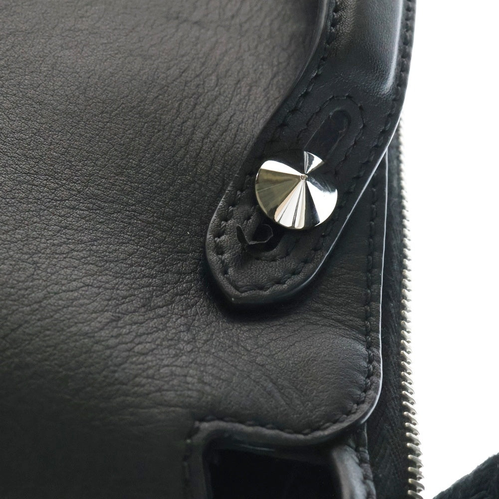 FENDI(フェンディ) バイザウェイ スタッズ レザー ショルダーバッグ ハンドバッグ 2WAY ミディアム ブラック 8BL124
