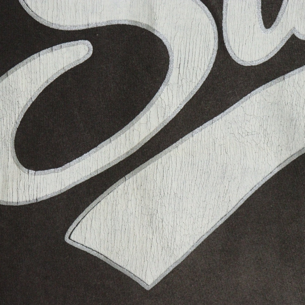 SAINT MICHAEL(セントマイケル) 21AW T-SHIRT FOCUS フォーカス クルーネックプリント半袖Tシャツ カットソー グレー SM-A21-0000-002