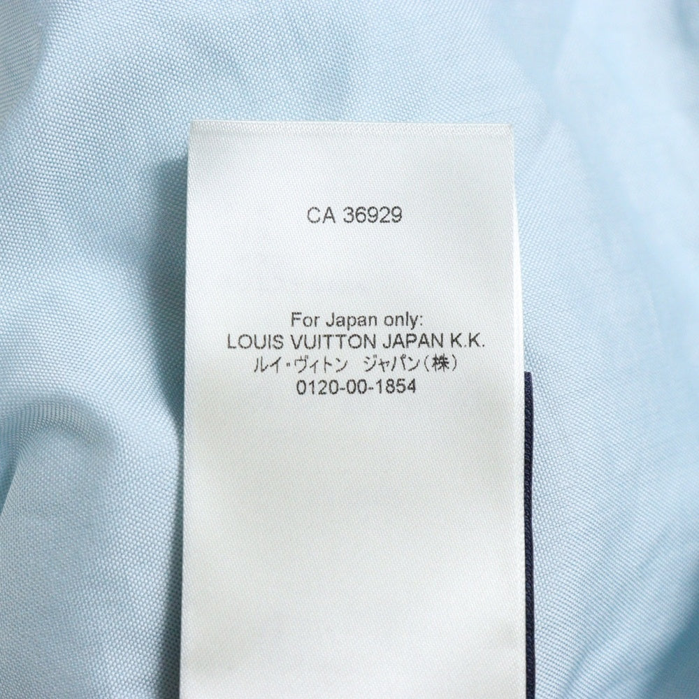 LOUIS VUITTON(ルイヴィトン) 24AW エンブロイダード半袖シャツ ブルー RM242MM JXU HRS14W