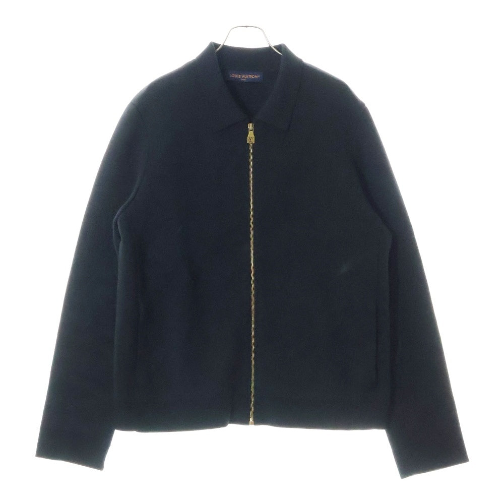 LOUIS VUITTON(ルイヴィトン) 25SS EMBOSS TECHNICAL WOOL JACKET エンボステクニカルウールジップアップジャケット ブラックRM251MJ NTY HSN42W