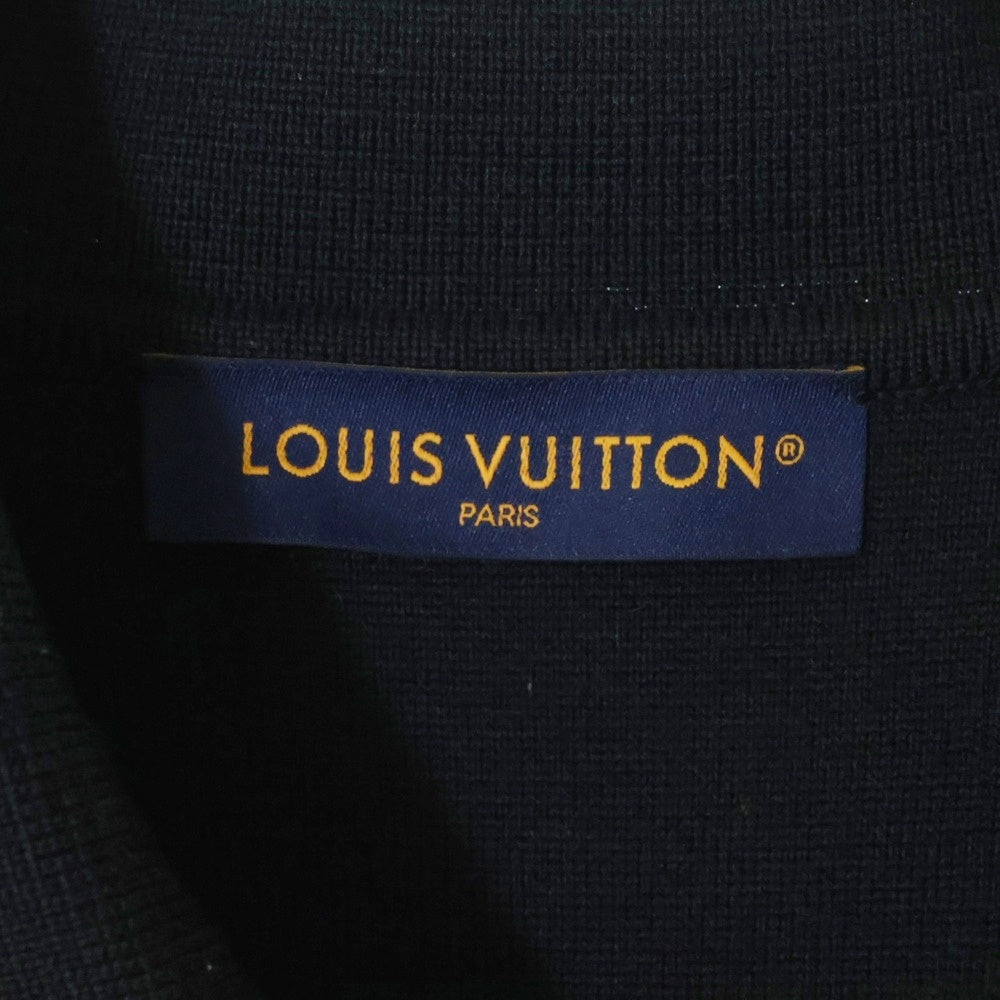 LOUIS VUITTON(ルイヴィトン) 25SS EMBOSS TECHNICAL WOOL JACKET エンボステクニカルウールジップアップジャケット ブラックRM251MJ NTY HSN42W