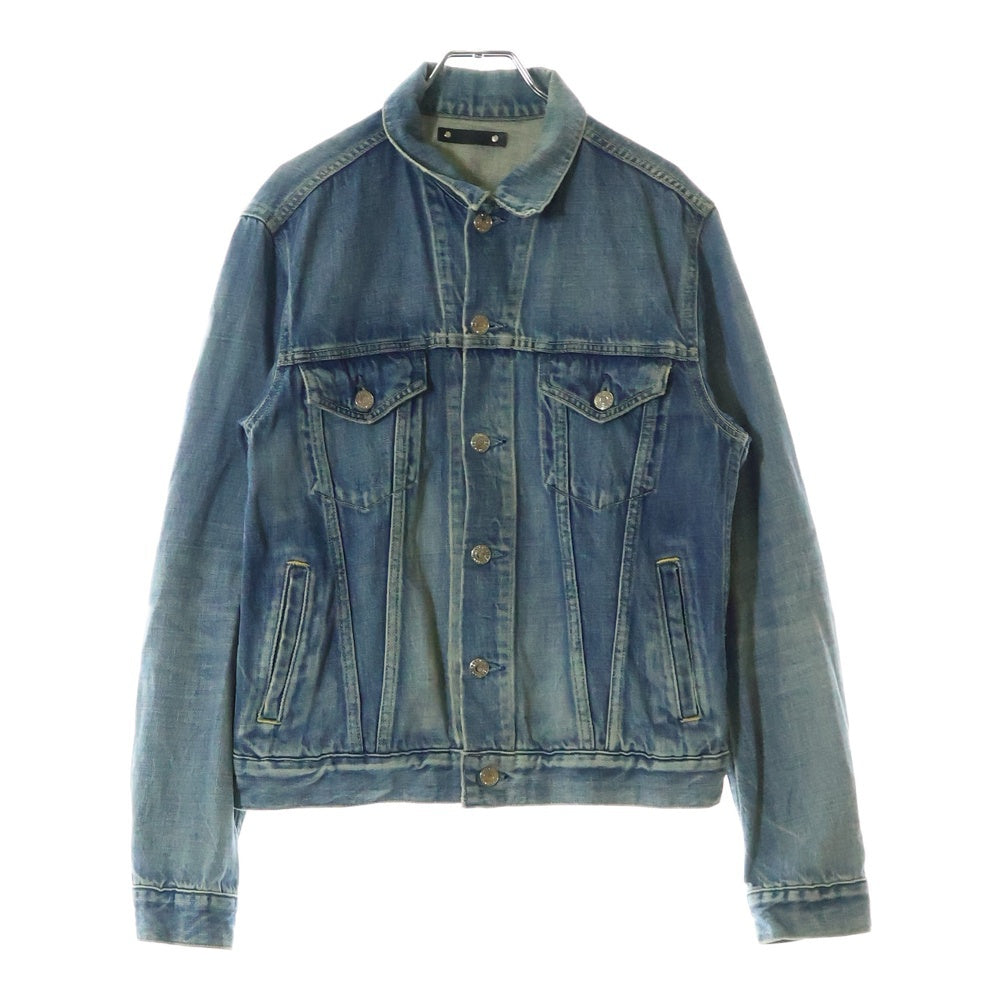 MINEDENIM(マインデニム) ROCK OUT DENIM JACKET ロックアウト フロントデザイン デニムジャケット インディゴ 1802-8004-89-023
