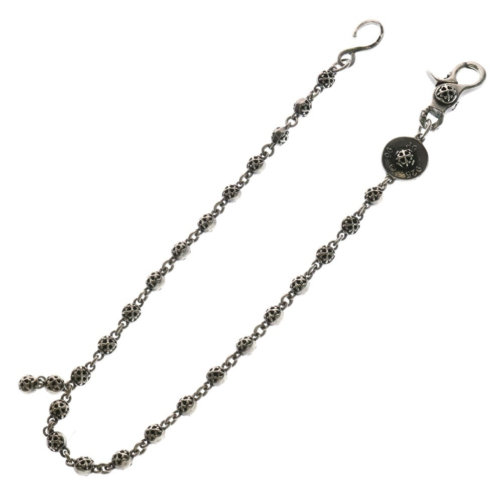 A&G(エーアンドジー) CROSS BALL WALLET CHAIN クロスボールウォレットチェーン シルバー