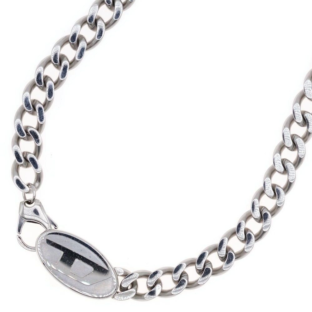 DIESEL(ディーゼル) D LOGO NECKLES Dロゴ ステンレスネックレスチェーン DX1509040 シルバー