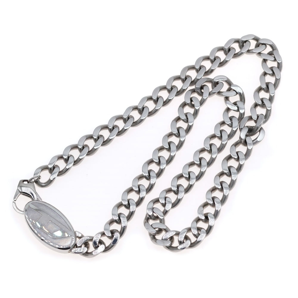 DIESEL(ディーゼル) D LOGO NECKLES Dロゴ ステンレスネックレスチェーン DX1509040 シルバー