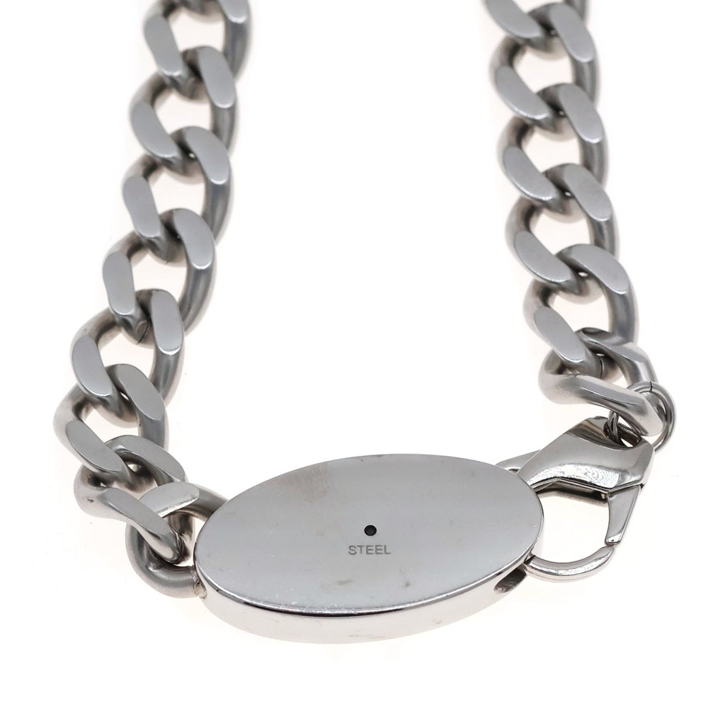 DIESEL(ディーゼル) D LOGO NECKLES Dロゴ ステンレスネックレスチェーン DX1509040 シルバー