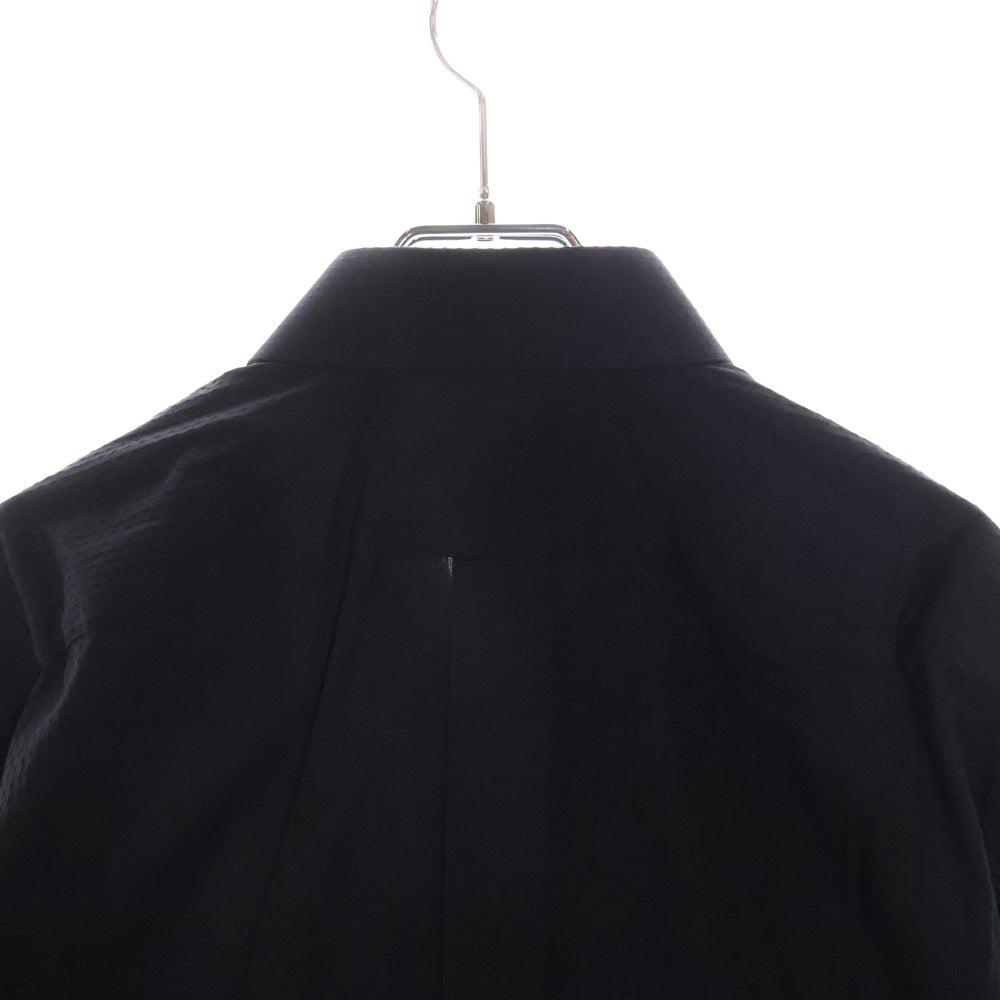 DOLCE & GABBANA(ドルチェアンドガッバーナ) ストライプコットン長袖シャツ ブラック G5371Z