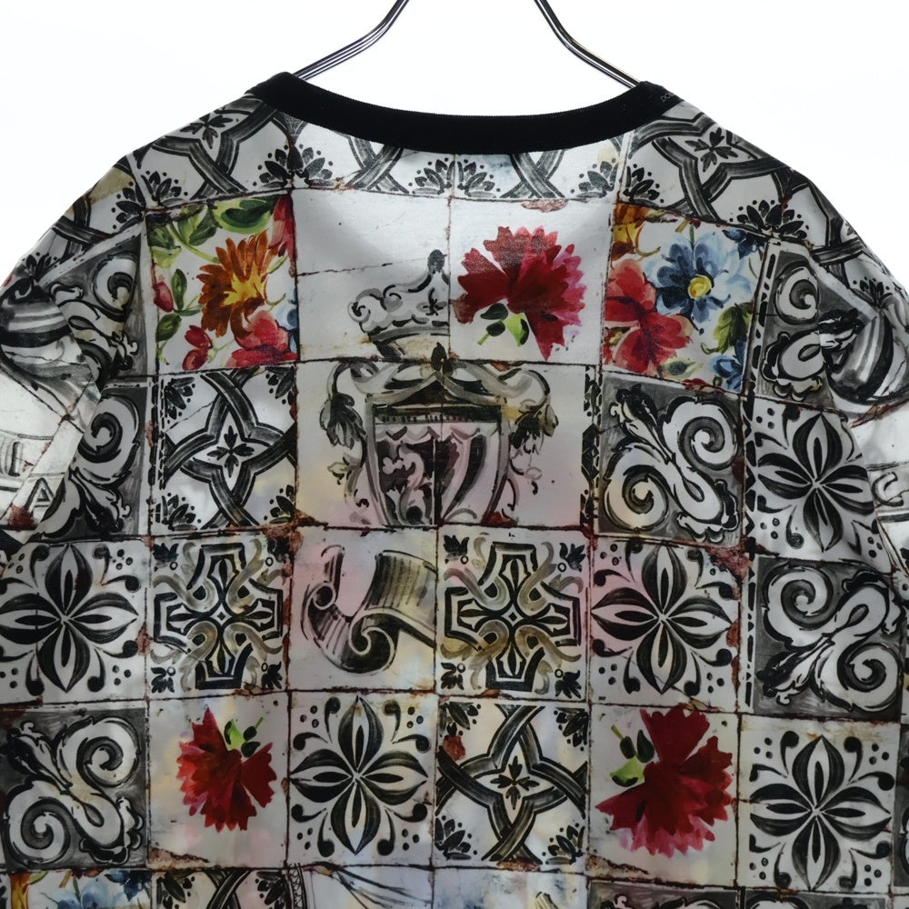 DOLCE & GABBANA(ドルチェアンドガッバーナ) 15SS ランウェイモデル マリア フローラルデザイン クルーネック半袖Tシャツカットソー マルチ G8FE9T G7CVA