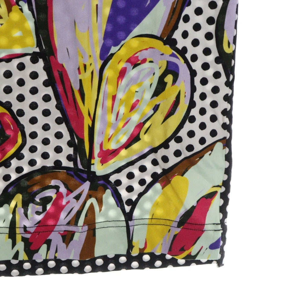 DOLCE & GABBANA(ドルチェアンドガッバーナ) ドット総柄 クルーネック半袖Tシャツカットソー ホワイト JT-G8EK1T G7AYE-A