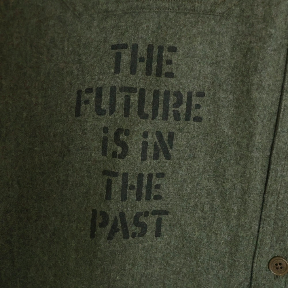HUMAN MADE(ヒューマンメイド) SERVICE SHIRT サービスシャツ 長袖シャツ カーキ HM29SH005