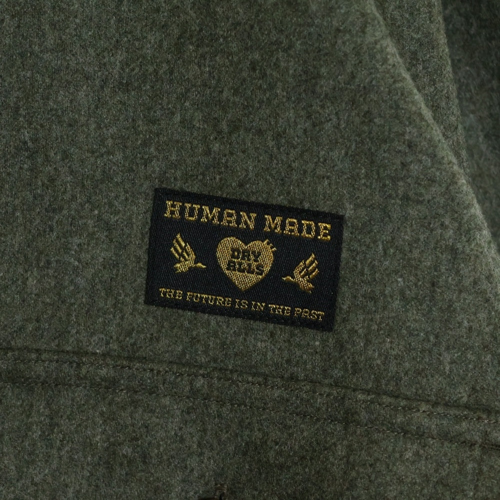 HUMAN MADE(ヒューマンメイド) SERVICE SHIRT サービスシャツ 長袖シャツ カーキ HM29SH005