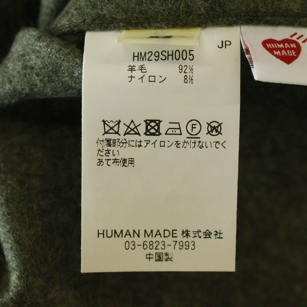 HUMAN MADE(ヒューマンメイド) SERVICE SHIRT サービスシャツ 長袖シャツ カーキ HM29SH005