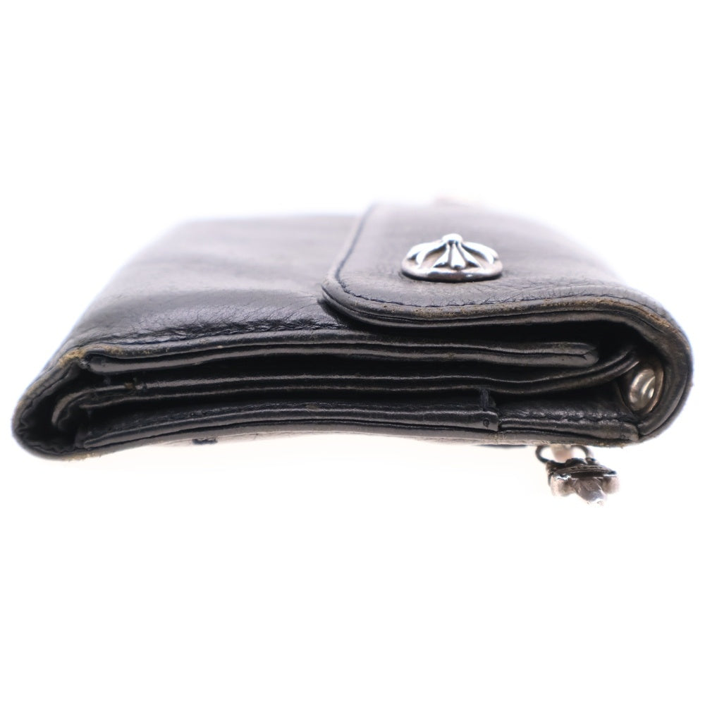 CHROME HEARTS(クロムハーツ) WAVE ウェーブ レザーウォレット 財布 ブラック BCA374