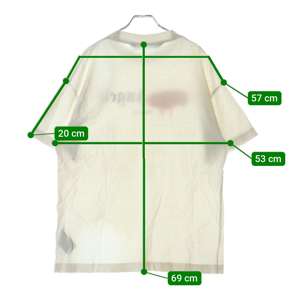 Palm Angels(パームエンジェルス) TOKYO Print S/S T-Shirt PMAA001S202413059 東京プリントデザイン クルーネック半袖Tシャツカットソー ホワイト