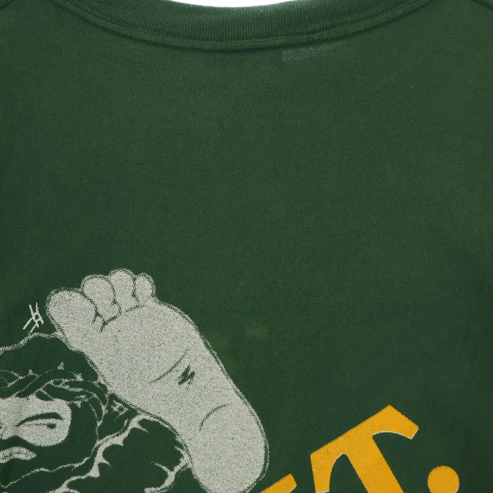 SAINT MICHAEL(セントマイケル) 24SS ×SEAN WOTHERSPOON ショーンウェザースプーン プリントTシャツ 半袖カットソー グリーン SM-YS8-0000-C16
