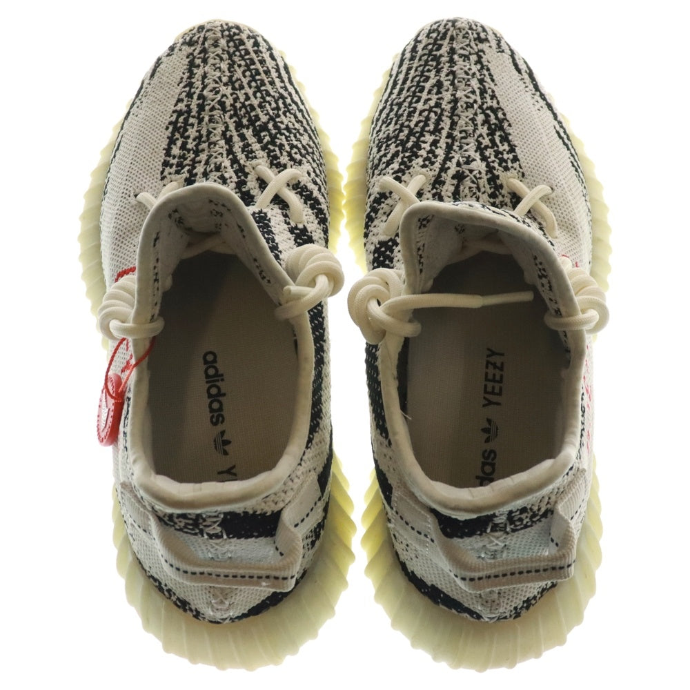 adidas(アディダス) YEEZY BOOST 350 V2 ZEBRA CP9654 イージーブースト ゼブラ ローカットスニーカー ホワイト/ブラック US8.5/26.5cm